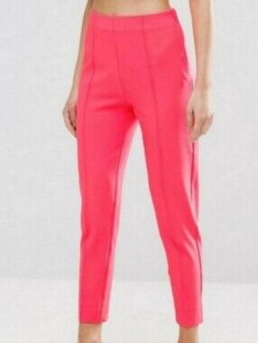 LOUCHE LONDON UK Zac Pin Tuck Pants Size 10